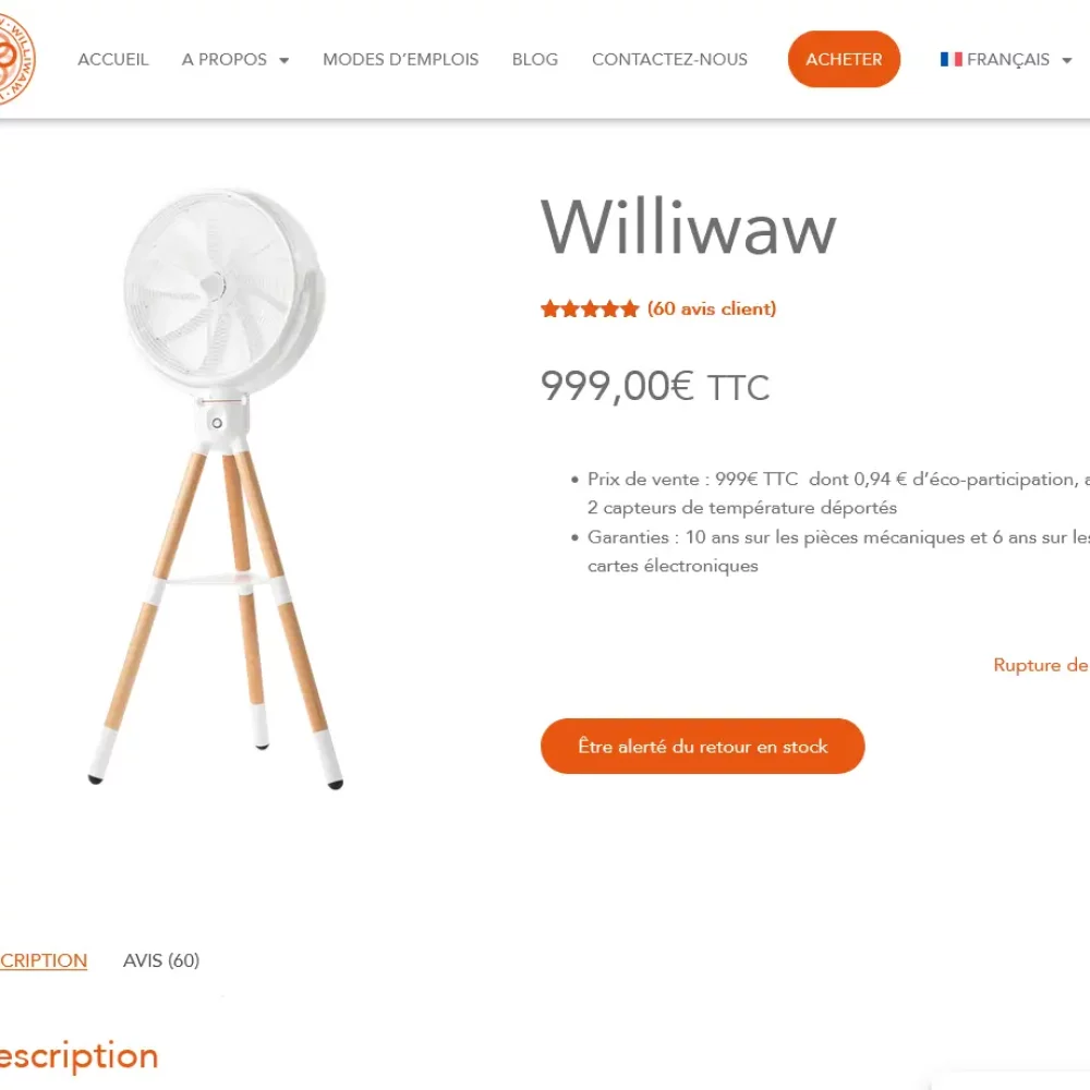 Screenshot 2026-07-29 at 11-24-06 Acheter Le Williwaw - Design silence et puissance